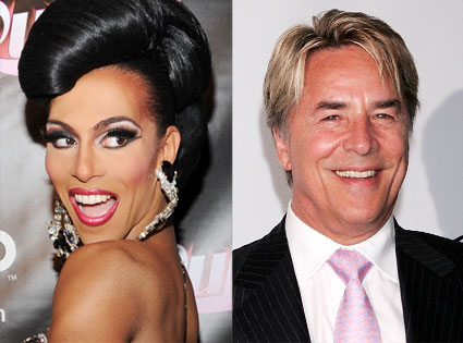 Queen Shangela Laquifa Wadley, Don Johnson Queen Shangela Laquifa Wadley, Don Johnson